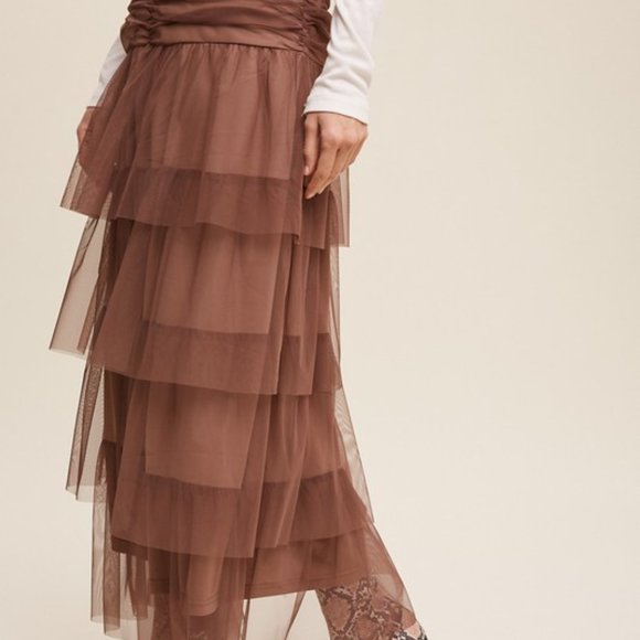 NEW - BECKY CINCHED MAXI SKIRT - Picture 6 of 7